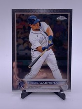 2022 Topps Chrome 96 Miguel Cabrera   Detroit Tigers  Baseball Card