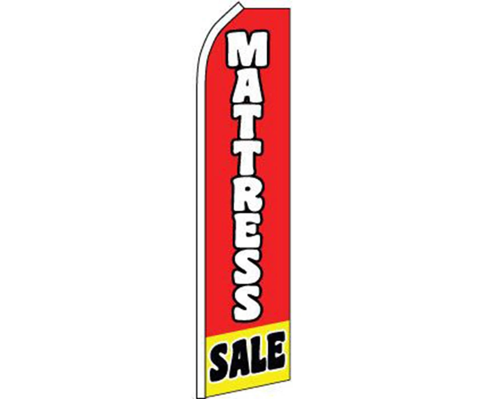 Mattress Sale Red / White Swooper Super Feather Advertising Flag
Opens in a new window or tab