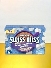 🟣 Neuf limité Swiss Miss Marshmallow Lovers chocolat au lait chargé cacao 5,84 oz