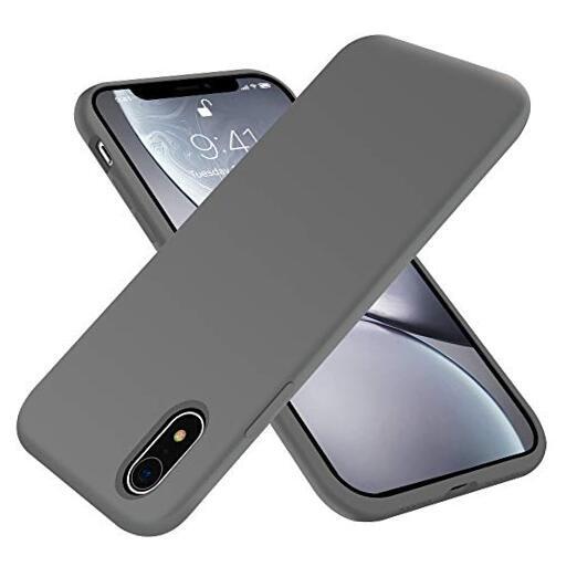 for iPhone XR Case, [Silky and Soft Touch Series] Premium Soft Space Gray