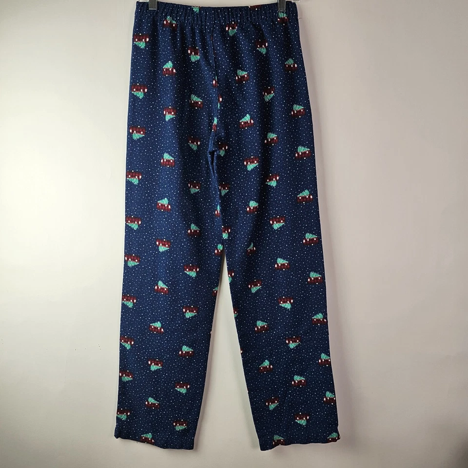 Lands’ End Boys XL 18 Flannel Pajama Pants Cotton Camper Van Print Stretch Waist - Image 4 of 4