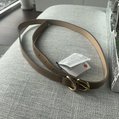New Zara Brown Gold Buckle Belt, 103cm | eBay display picture 1