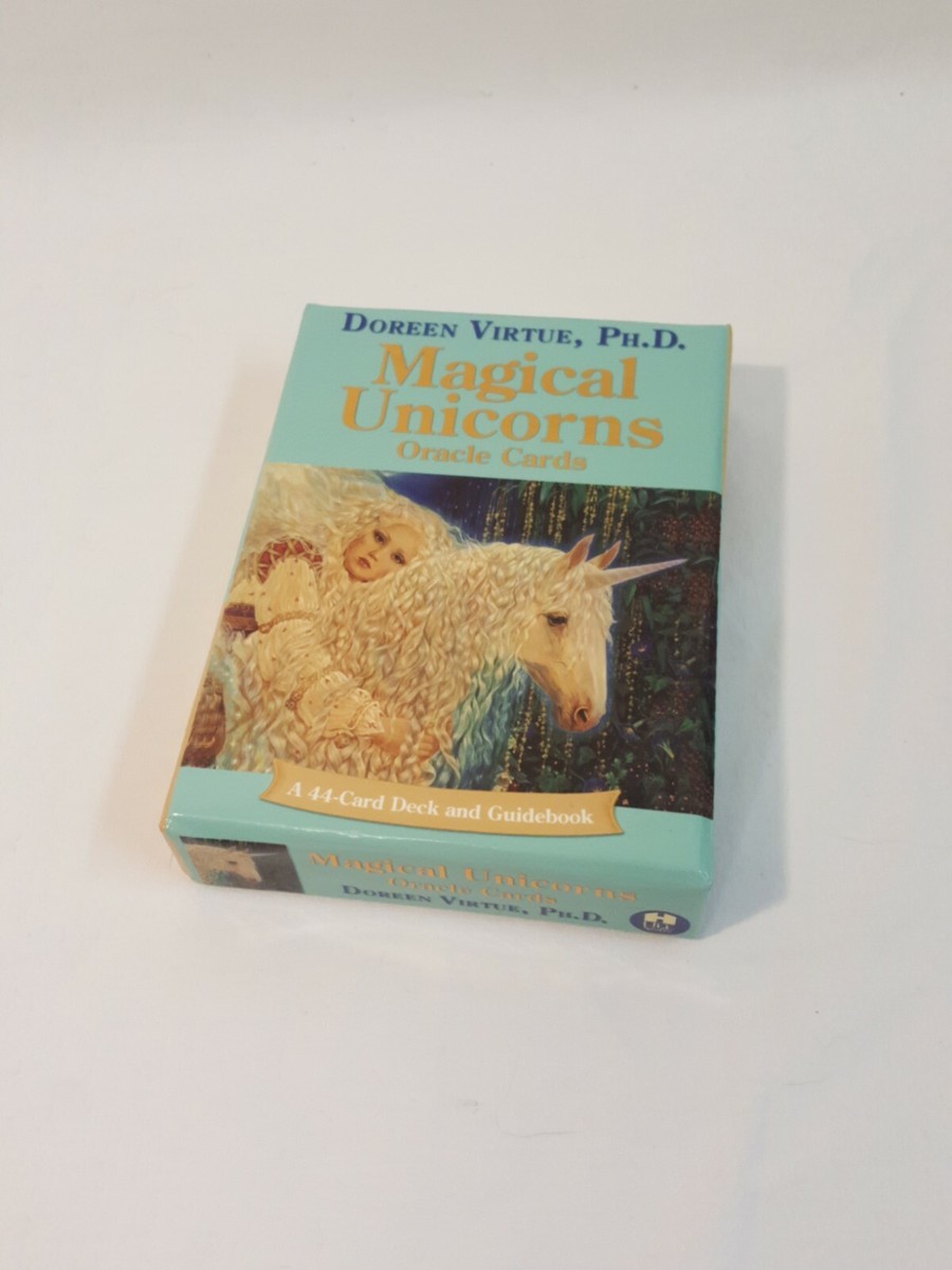 Magical Unicorn Oracle Cards by Doreen Virtue (2005, Cards,Flash