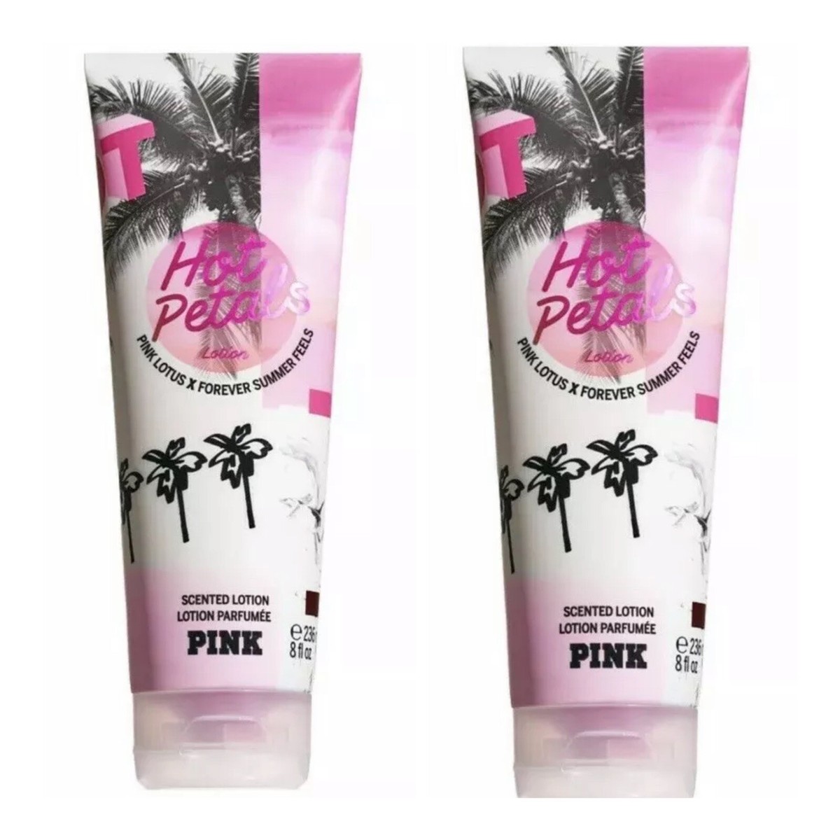 Victoria's Secret PINK Hot Petals Scented Lotion Lot of