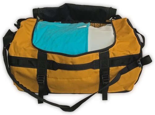THE NORTH FACE GILMAN DUFFLE BAG THF SIZE SMALL HOLDHALL 50L TRAVEL CAMP YELLOW - Picture 3 of 12