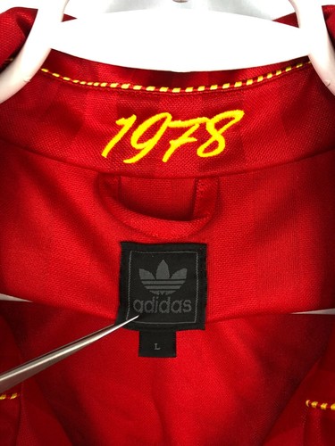 Adidas Originals Spain Football Jacket Soccer Track Top Mens National Rare Sz L - Picture 14 of 24