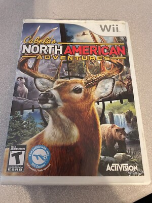 Nintendo Wii Cabela's North American Adventures game ( free shipping to Canada )