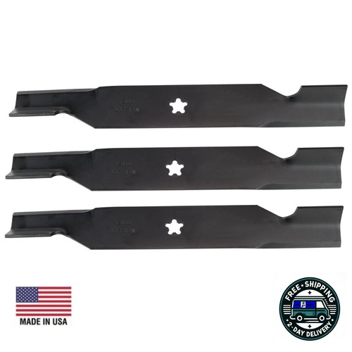 Mower Blades Replaces Husqvarna AYP 187256 532187256 High Lift 54" Cut 3PK - 第 1/4 張圖片