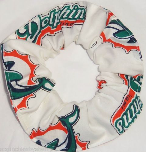 NFL Football Team Fabric Hair Scrunchie or 2 Mini Scrunchies Pick Your Team - Picture 70 of 155