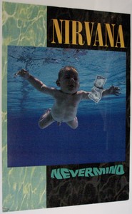 Nirvana Original Nevermind 1991 David Geffen Subpop Promo Poster Ebay