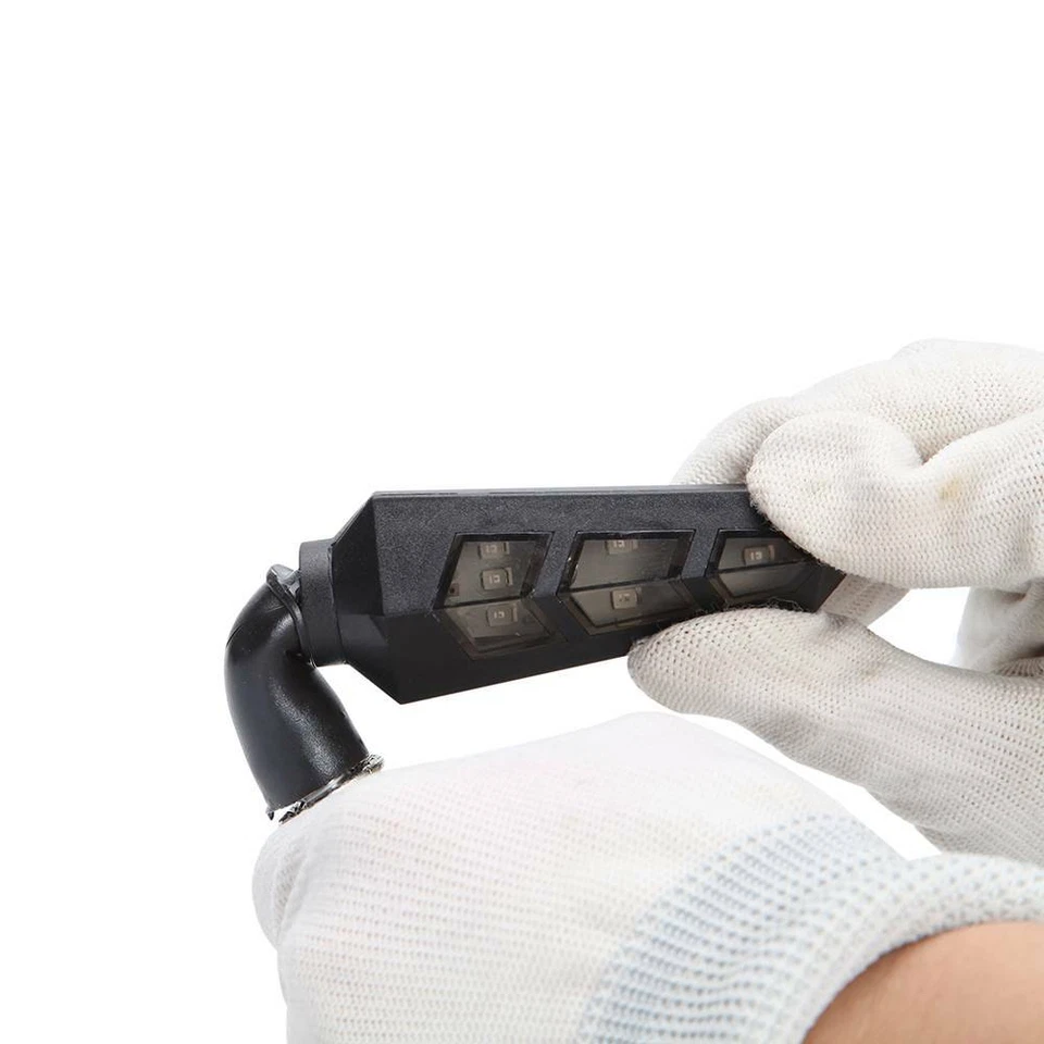 4pcs Turn Signal LED Flowing Indicator Lights 10mm For Honda CRF 250X 150 300L - Image 3 of 4