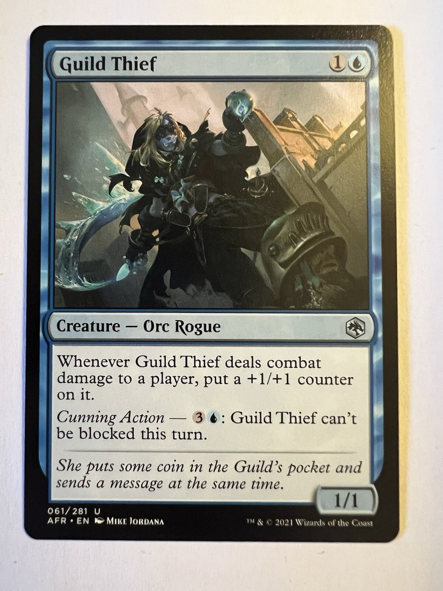 MTG Adventures in the Forgotten Realms Guild Thief 061/281 MTG Adventures in the Forgotten Realms Guild Thief 061/281