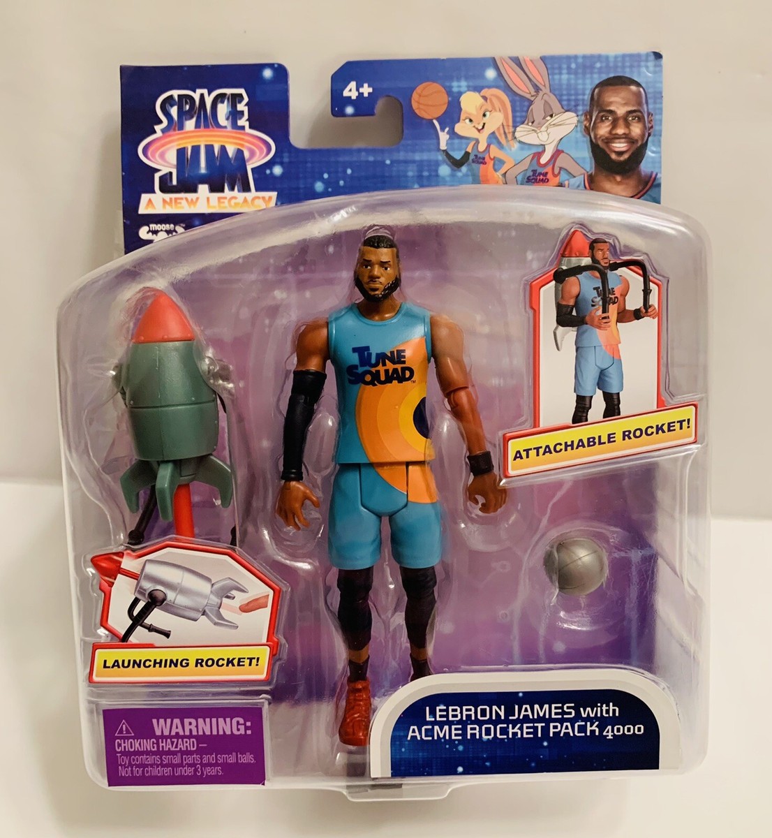 Space Jam A New Legacy: LEBRON JAMES Acme Rocket Pack 4000 Action