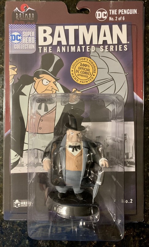 🔥The Penguin Batman Animated Series Figure #2 w/ Mag by Eaglemoss Sealed DC TAS