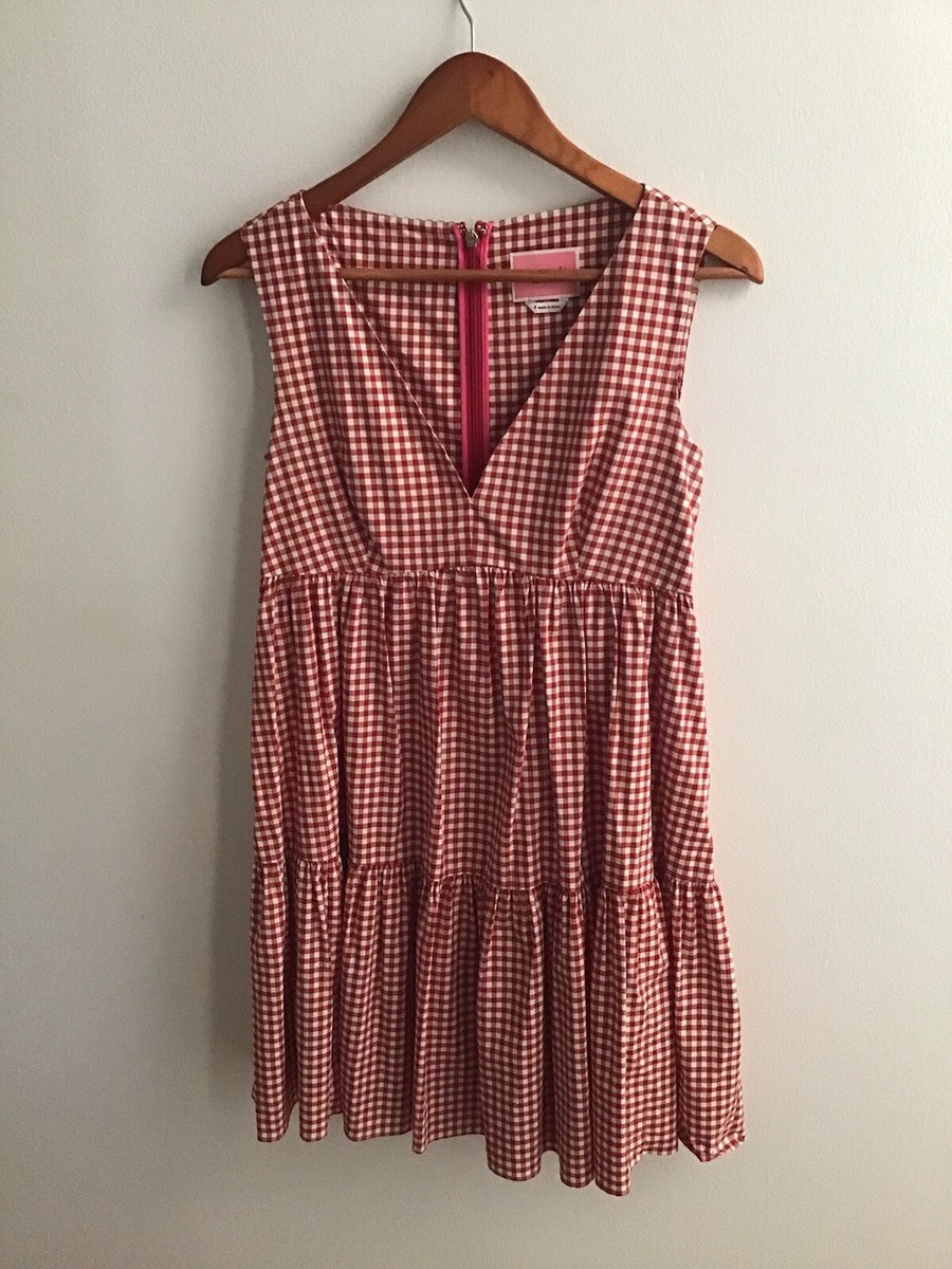 KATE SPADE New York ~ Red & White Mini Gingham Vineyard DRESS w/ Pockets Sz 4 | eBay KATE SPADE New York ~ Red & White Mini Gingham Vineyard DRESS w/ Pockets Sz 4 | eBay