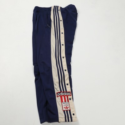 Vintage 90s ADIDAS Popper Tracksuit Bottom Joggers Blue Medium M Grade B | eBay