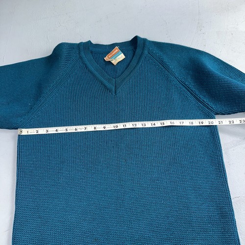 Western Germany VTG Wachter Rosenheim 100% Wool Knit Sweater Rockabilly 60s 70s - Picture 10 of 15
