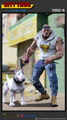 TAKETHAT X CRAZY FIGURE CITY THUG YELLOW 1/12 Action Figure Model