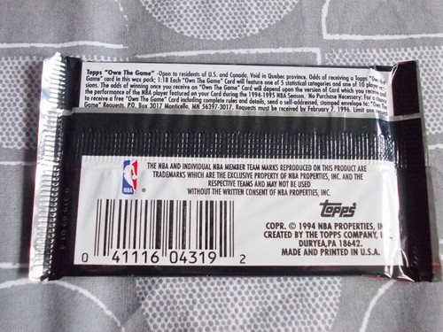 JAMAL MASHBURN, DALLAS MAVERICKS, 1994-95 NBA BASKETBALL CARD, FOIL STAMPED. - Picture 5 of 6