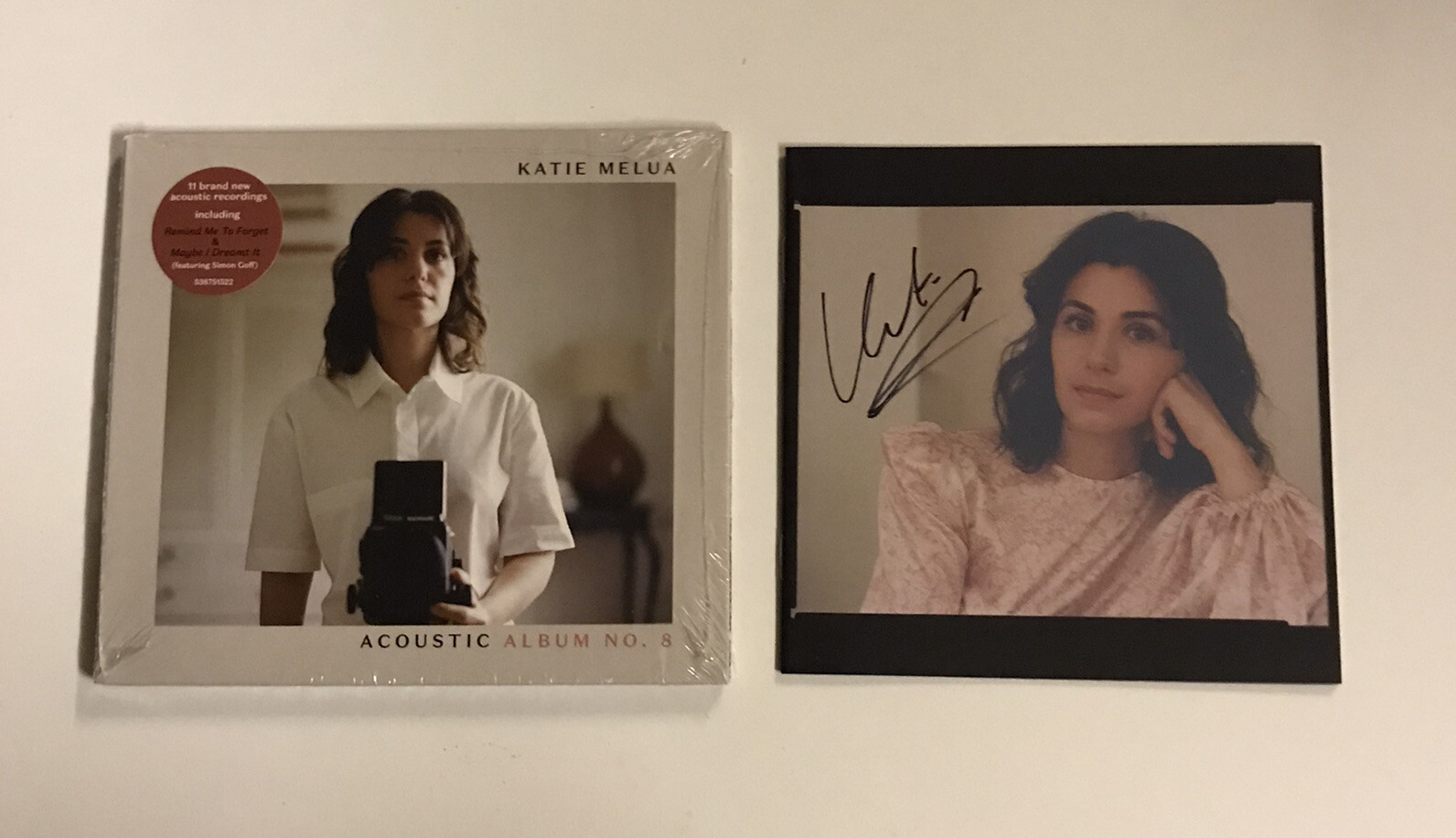 KATIE MELUA - ACOUSTIC ALBUM No.8 CD SIGNED BOOKLET AUTOGRAPHED