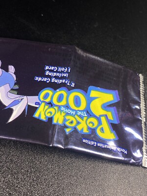 Vintage Pokemon Topps Movie 2000 Booster Pack - Lugia Artwork - OPENED  EMPTY | eBay