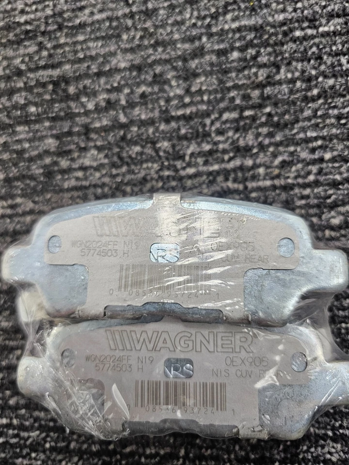 Pastilla de freno de disco de cerámica Wagner Brake OEX905 para 02-19 Infiniti Nissan Suzuki Foto 3 de 4