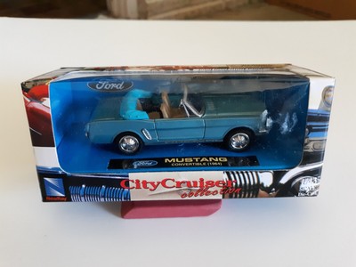 NewRay die cast car 1/43 City Cruiser collection 1964 blue Mustang convertible