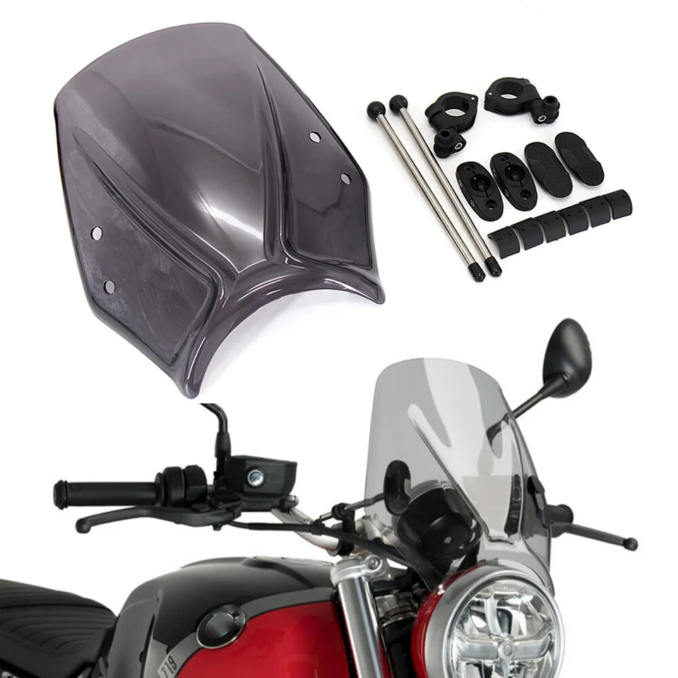 Protetor de tela protetor de vento universal motocicleta para BMW R NINE T R1200R S1000R - Imagem 2 de 4
