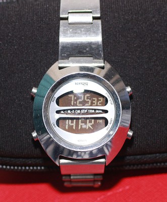 Silver Citizen Independent 1481010 D295-L16819 TA Digital LCD watch uhr MOT  | eBay