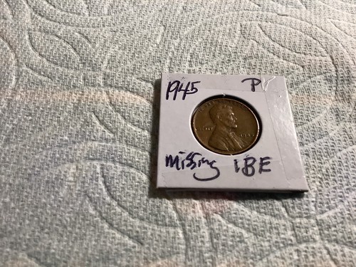 1945 - P - Lincoln Wheat Cent Penny - Error Missing I,B,E On Liberty - Picture 9 of 9