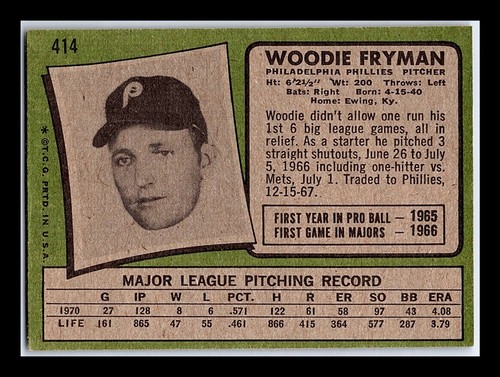 1971 Topps Baseball Cards 264-523 - You Pick - aaalvins - Picture 115 of 249