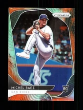 2020 PRIZM #90 MICHEL BAEZ COSMIC HAZE PRIZM ROOKIE RC - SAN DIEGO PADRES