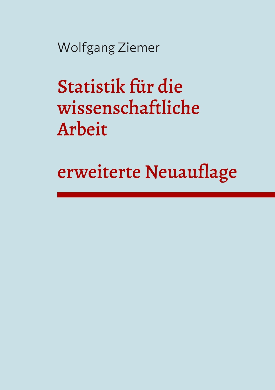 Thumbnail - Statistik Für Die Wissenschaftliche Arbeit (buch)