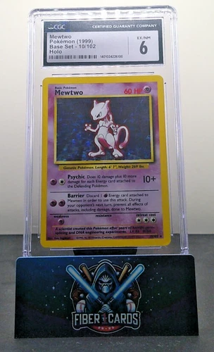 1996 Pokémon Japanese Base Set Mewtwo #150 Holo CGC 6 EX/NM