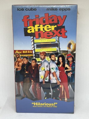 VHS Friday After Next VHS SEALED First Print IGS READY HARD TO FIND Ice Cube HTF