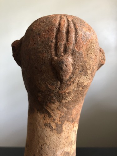 ANTIQUE AFRICAN BURA TERRACOTTA PHALLUS HEAD STATUE ANCIENT ART 4-12th C AD #2 - 第 6/12 張圖片