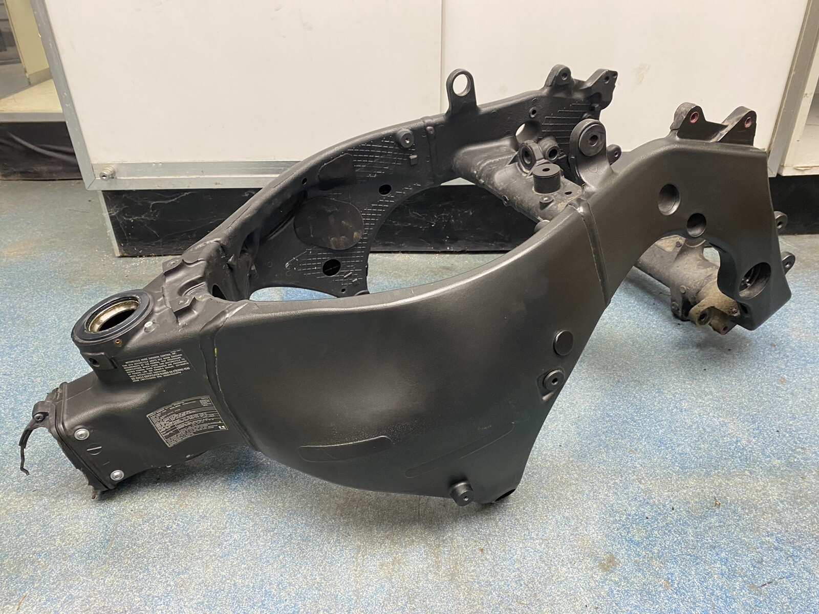 2016 Kawasaki Ninja ZX10R Frame, chassis, SLVG, 6,502 Miles Cracks