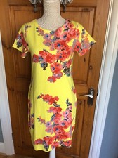 Dress by Joules "Rivieraprint Lemon Floral" Size 12 NWT (RRP £39.95) *SALE*