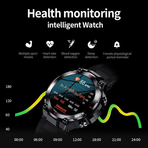 Smartwatch Sport Fitness Bransoletka Przypomnienie o połączeniu Monitor zdrowia Smartwatch Partia - Zdjęcie 4 z 22