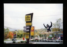 New Jersey NJ postcard Zeke RPPC Succasunna, Shell Service Center Gas Station
