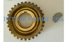 GW-11527/GW-1064 TROY-BILT MTD HORSE TILLER TINE SHAFT GEAR & Key - *** USA ***