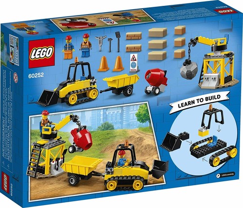 LEGO 60252 City Series Construction Bulldozer Open-Ended Adventures And Scenario - Picture 3 of 3