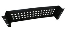 BNC Recessed BLACK Patch Panel UNLOADED 3U 48 Way