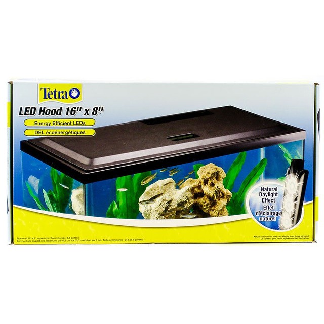 Tetra LED Hood for Aquariums 16" x 8" 1 Watt (1 Module w/ 3 LEDs