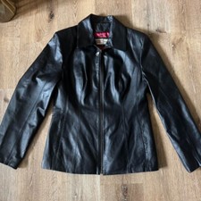 Vintage Y2K Prestige Real 100 Leather Jacket Size Women s Medium