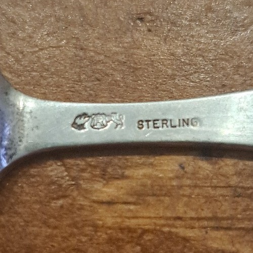 STERLINGSILBER ADLERS TEETASSE WÄRMER MEERMUSCHEL 925 LÖFFEL ORIGINAL - Bild 4 von 11
