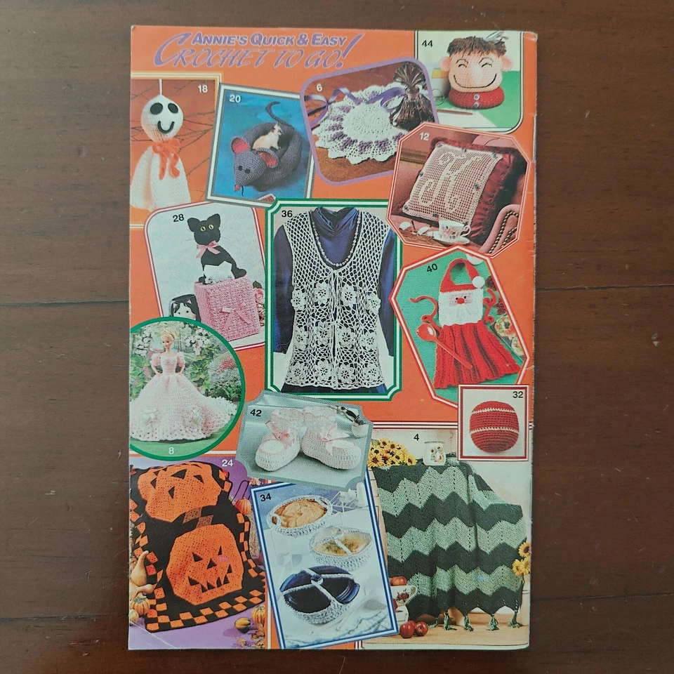 Annie's Crochet to Go! #119 Oct/Nov 1999 Jack-O-Lantern Afghan Halloween 🎃🧵 - Image 2 of 4