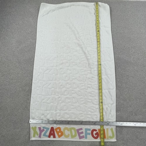 Kassatex Kids Bath Towel Set ABC Hand Towel Alphabet Letters 26x47 15x26 - Picture 3 of 18
