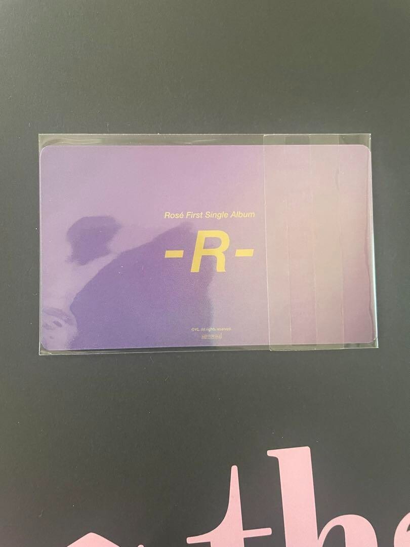 BLACKPINK ROSE] ROSÉ SOLO Universal Music Japan Photocard PC Photo