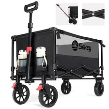 XXL Bollerwagen Faltbar Handwagen Strandwagen Camping Gerätewagen Tranportkarre